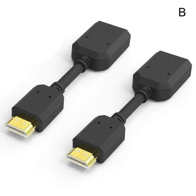 LOVEVER Flexible HDMI Male to Female Lead Cable Extender Extension Adapter New Conn I5T1