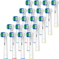 thumbnail image 1 of GENKENT Replacement Toothbrush Heads Compatible with Oral-B Braun, 20 Pcs Precision Clean Electric Toothbrush Heads Refill, 1 of 8