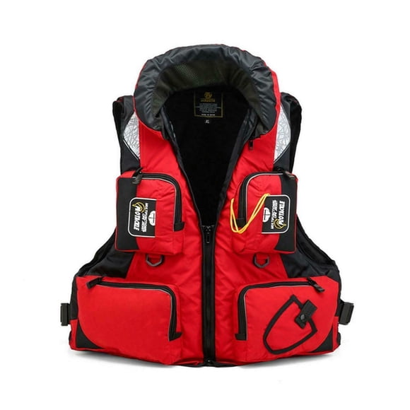Life Jacket Safety Vest Adjustable Buoyancy for Sailing Kayak Canoeing Fishing