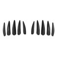 thumbnail image 1 of 10Pcs Halloween Witch False Nail Tips Zombie Cosplay Full Cover Stiletto Nails Artificial Nails, 1 of 11
