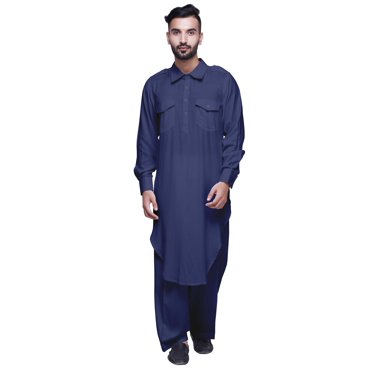 Atasi Rayon Pathani Kurta Pajama For Boys Wedding Casual Long Kurta Set
