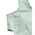 thumbnail image 4 of Girl Swimsuits 1 Piece Bathing Suits Sleeveless Ruffle Floral Pattern Summer Swimsuit 9-10 Years, 4 of 5