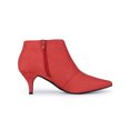 thumbnail image 3 of Unique Bargains Women's Pointed Toe Kitten Heel Ankle Boots, 3 of 8