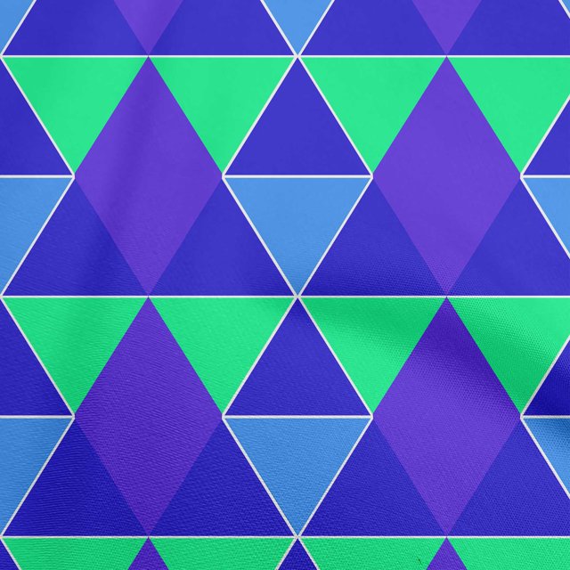 oneOone Georgette Viscose Blue Fabric Geometric Sewing Craft Projects Fabric Prints By Yard 42 Inch Wide