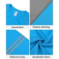 thumbnail image 3 of Charmo Mens Long Sleeve Swim Shirts Sun Protection UPF 50+ Rashguard Athletic Workout Hiking Swimwear Tops, 3 of 8