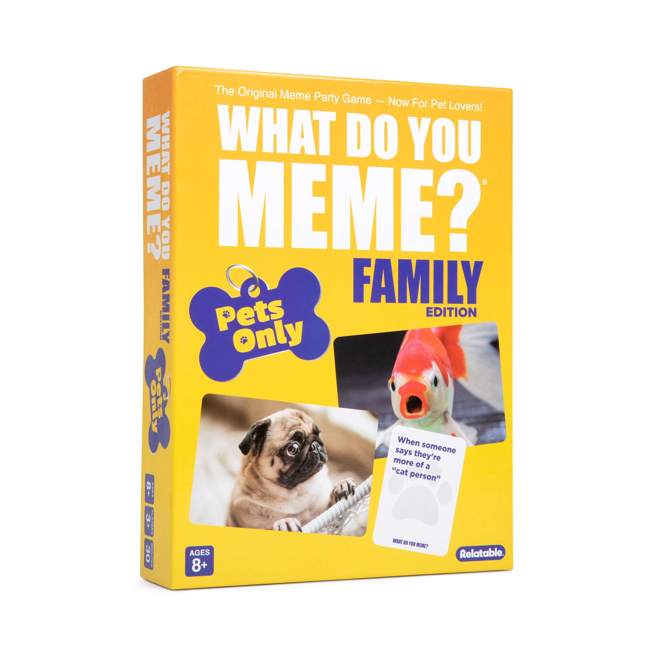 What Do You Meme? Family Pets Only Edition - Kids and Family Party Game with 366 Cards, Ages 8+