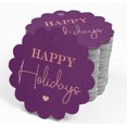 thumbnail image 4 of Inkdotpot Rose Gold Foil Paper Hang Tags Happy Holiday Favor Tags 50 Pieces, 4 of 6
