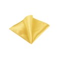 thumbnail image 1 of INSPIRE CHIC Men's Pocket Square Solid Color Handkerchiefs Self-folded For Wedding Party Light Yellow One Size, 1 of 4