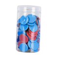 thumbnail image 4 of KLKCMS 100 Pcs Disques de Comptage Marqueurs Compteurs d'Apprentissage Disques pour Jeu Maison Enfants Rouge Bleu, 4 of 9