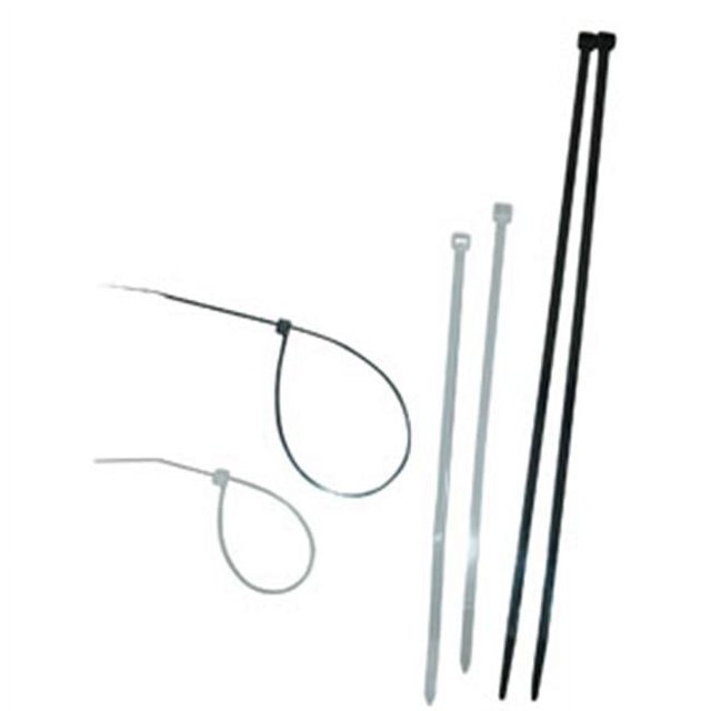 Liens de Câble NYL 18 "BLK UV 25PC