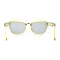 thumbnail image 2 of Womens Angry Eyebrow Line Exposed Lens Cat Eye Sunglasses Yellow Light Black, 2 of 4