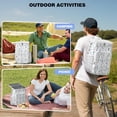 thumbnail image 4 of Aesthetic Watercolor Floral Insulated Backpack Cooler - 20L High Capacity, Lightweight & Portable, 4 of 5
