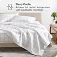 thumbnail image 3 of Bare Home Ultra-Soft Sheet Set - Premium 1800 Collection - Deep Pockets - 4-Pieces - Full, Modern Plaid - White/Gray, 3 of 8