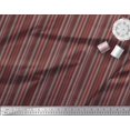 thumbnail image 3 of Soimoi Polyester Crepe Fabric Diagonal Line & Stripe Print Fabric by The Yard 42 Inch Wide, 3 of 3
