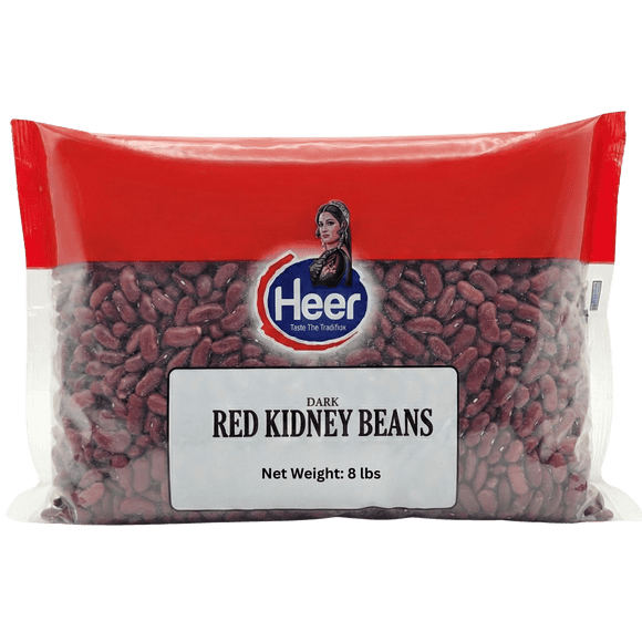 Heer Dark Red Kidney Beans, 8 lbs