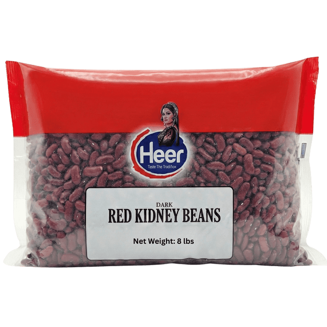 Heer Dark Red Kidney Beans, 8 lbs