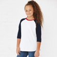 thumbnail image 3 of T-Shirt de Baseball Fin pour Jeunes-6130, 3 of 4