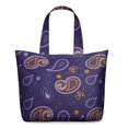 thumbnail image 1 of Retro Ethnic Paisley Ornament Carry-On - Spacious Main Compartment & Elastic Pockets, 1 of 5