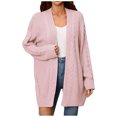 thumbnail image 1 of Pompotops Mode Femmes Décontracté Manches Longues Long Manteau Chandail Cardigan Blouse Hauts Liquidation, 1 of 7