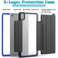thumbnail image 4 of Coque Protectrice Anti-Chute TPU à Rabat Tri-fold pour IPadPro 2021 12.9 Pouces, 4 of 6