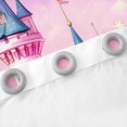 thumbnail image 3 of Erosebridal Rideaux Château Lot de 2 (38x45) pour Enfants, Rideaux Occultants 30 %-50 % Princesse, Déco Rose Rose, 3 of 6