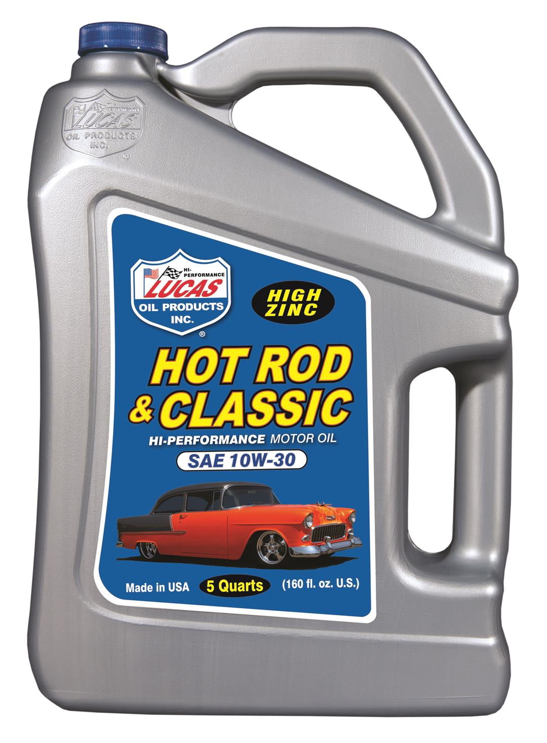 Lucas Oil Oil 10679 SAE 10W30; Synthetic Blend; 5 Quart Jug; Single