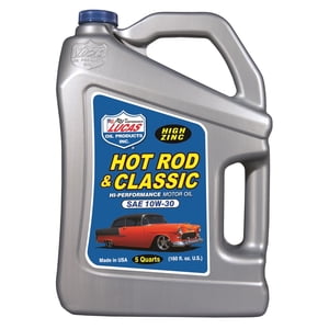 Lucas Oil Oil 10679 SAE 10W30; Synthetic Blend; 5 Quart Jug; Single