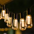 thumbnail image 3 of Windproof Waterproof Solar Bulb Indoor Outdoor 2 Modes Strip Lightbulb Wedding Thanksgiving Lighting Decoration Colorful 6.5m, 3 of 9
