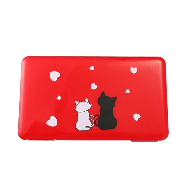 Disposable Face Mask Holder Organizer Case Mask Face Cover Storage Portable PP Case Type 8 19x11x1.2cm