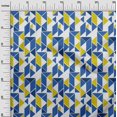 thumbnail image 2 of oneOone Polyester Lycra Fabric Parallelogram & Triangle Geometric Print Fabric By Yard 56 Inch Wide, 2 of 4