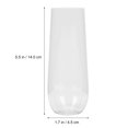 thumbnail image 3 of 6Pcs Transparent Cup Container Ice Cream Holder Wine Cup for Party Plastic Cup, 3 of 9