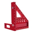 thumbnail image 1 of TIELUTT Règle Triangulaire de Menuiserie en Alliage d'Aluminium avec Mesure d'Angle 3D et Rapporteur de Précision, Convient à la Scie 1-7, Niveleur Intelligent Numérique, Altimètre, Gadgets à Partir de Roulettes, Jauge, Plaques de Rotation, Mesure Sti, 1 of 5