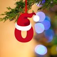 thumbnail image 1 of Fridja 26 Letters Christmas Tree Decoration Pendant, Christmas Tree Ornaments Personalized DIY Christmas Ornaments Christmas Decoration Xmas Tree Hanging Decor (O), 1 of 5