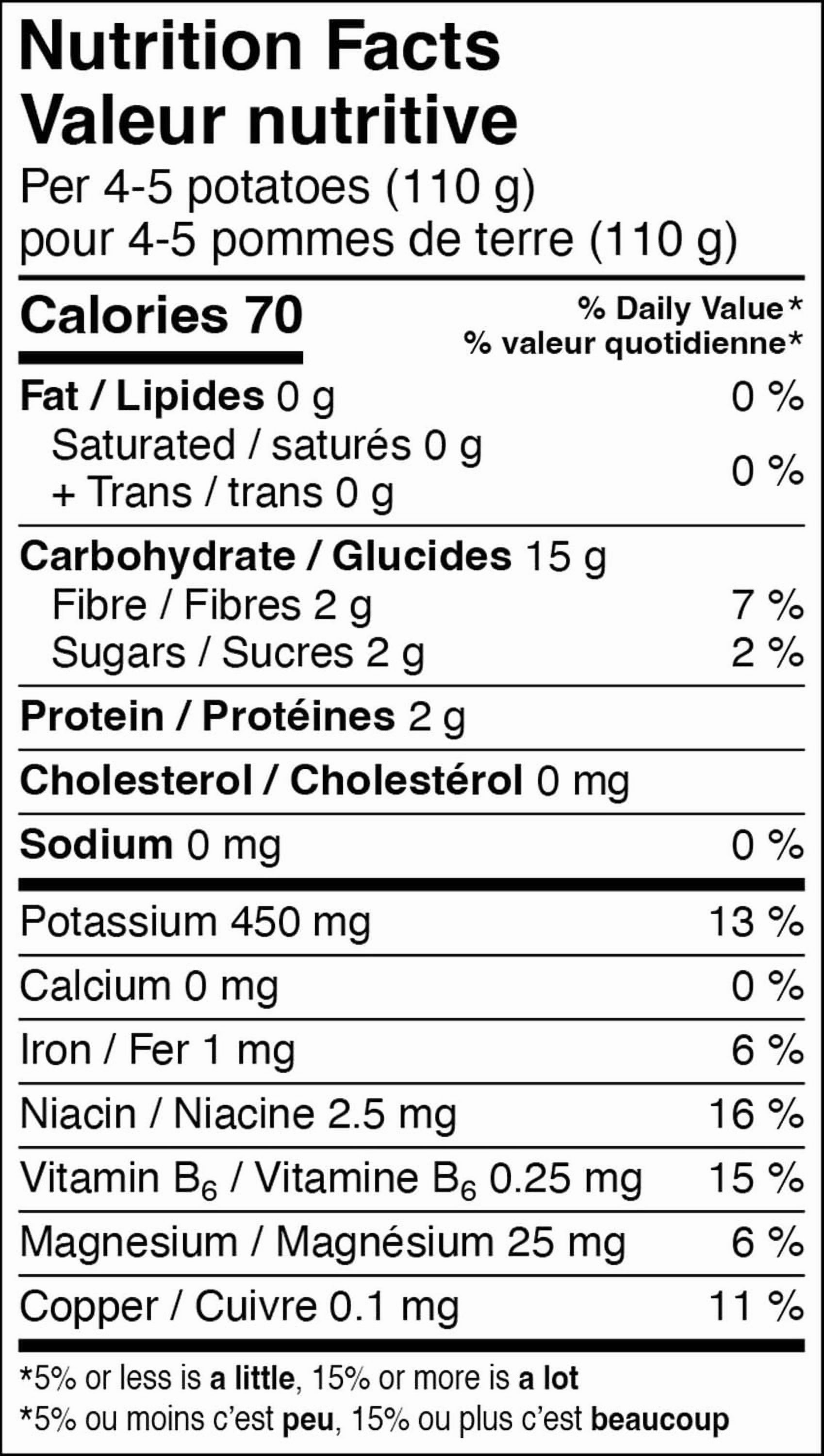 P'tites patates fraîches de The Little Potato Company - 3 lb Trio de P'tites patates P'tites Patates Jaunes, Rouges, et Violettes