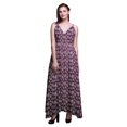 thumbnail image 1 of Bimba Robe Longue à Imprimé Floral pour Femmes, Bretelles Spaghetti, Col en V, Maxi, Tenue de Plage - XX-Grand, 1 of 6