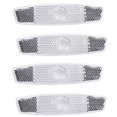 thumbnail image 1 of 4 Pieces Bike Reflectors Bike Wheel Reflectors Bicycle Spoke Reflector Bicycle Safety Warning Reflector Road Bike Tire Reflectors Bike Accessories for Mountain Bike Decoration Night Riding, 1 of 8
