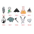 thumbnail image 3 of Maoww Enamel Pin Heart Coffin Science Chemical Cobweb Brooch Unisex Pin Cartoon Lapel Pin Button Badges Bag Decoration, 3 of 9