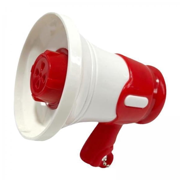 GUOOL 6xMini Megaphone Toy with Record Kids Bullhorn for Activities Market Pink 6 Pcs