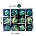 thumbnail image 2 of AMERTEER Rouge PVC Mini Boules Suspendues Petites Boules de Noël Ornements 12 Comte, 2 of 9