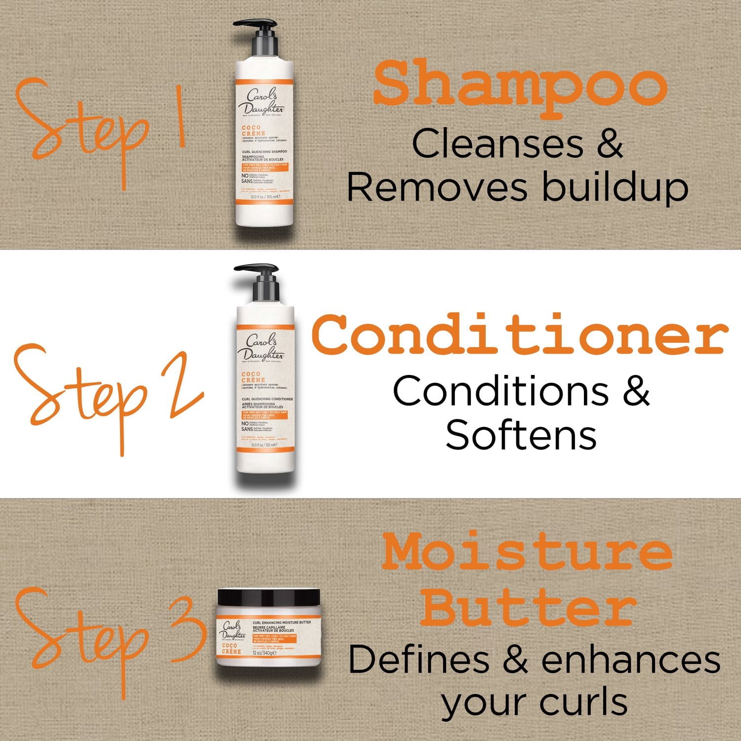 Carol's Daughter Coco Creme Après-shampooing Hydratant à l'huile de noix de coco, 12 fl oz