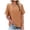 Orange, variant on Yuyuzo Tops for Women Trendy 2025 Short Sleeve Shirts V Neck Casual Top Soft Comfy Tees Top Blouses
