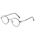 thumbnail image 1 of CAROOTU Metal Round Frame Blue Light Color Changing Flat Glasses Fashion Simple, 1 of 6