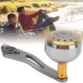 thumbnail image 4 of Aluminum Fishing Reel Handle Grip Baitcasting Rocker Arm Replacement Aluminum Alloy Lightweight 360 Rotation Hollow Design 8x5mm, 4 of 7