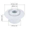 thumbnail image 2 of Unique Bargains 3 Inch Round Air Vent, Adjustable Ball Jet Nozzle Diffuser Ceiling Diffuser Vent Cover ABS Soffit Vent, 2 of 6