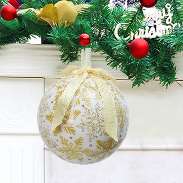 Suncoda Holiday Ball, Holiday Ball Ornament Tree Ornament, 2.8 Inch Multi-Style Holiday Light Bulb Ornament Holiday Tree Ornament Tree Dress Family Party Holiday Ornament