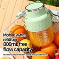 thumbnail image 4 of 800ml USB Rechargeable Juicer Cup, 10 Stainless Steel Blades, Portable for Blending Fruit Shakes, Travel-Friendly Sports Bottle, 4 of 8