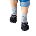 thumbnail image 1 of Fortune 1 Pair Kids Five Finger Toe Socks Ankle Socks Baby Cartoon Animal Socks, 1 of 3