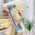 thumbnail image 4 of High Value Cup Folding Straw Tea Separator Water Bottle Portable Dropresistant Water Bottle, 4 of 6