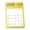 Jaune-10001, variante sur Calculatrice à Énergie Solaire, Écran LCD à 8 Chiffres, Mini Calculatrice de Bureau Portable, Étui Transparent, pour la Maison et le Bureau, Fonctionnement Écoénergétique