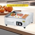thumbnail image 1 of AKDSteel 14"/18"/22"/30" Commercial Electric Grill 3000W Electric Countertop Grill Non-Stick Stainless Steel Adjustable Temperature Control 122°F-572°F (NO Plug), 1 of 8